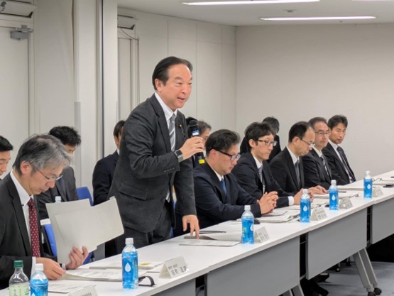 ■双葉地方町村議会議長会との意見交換会（於：福島市）