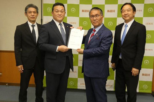 ■杉岡村長との意見交換(於:飯舘村)