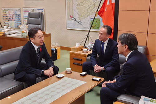■福島県議会議長、同副議長との意見交換（於:福島市）