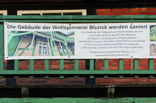 Besuch von Uta Röpcke in der Wollspinnerei Blunck