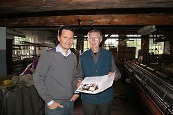 Hans-Friedrich Blunk mit Moderator Gerrit Derkowski