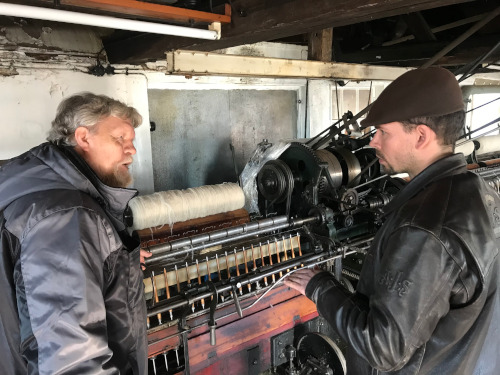 Wollspinnerei Blunck F.-G. Blunk u. Restaurator Florian Pohlmann