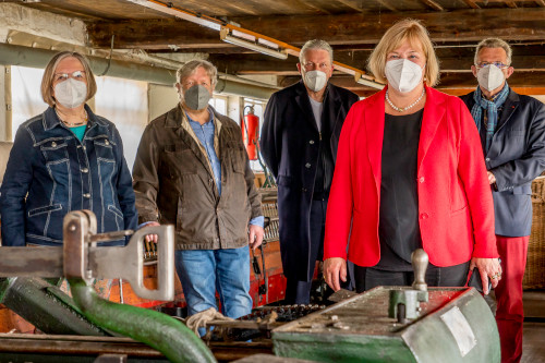 v.l.n.r.: Anne-Kathrin John, Friedrich-Georg Blunk, Thomas Krüger, Bettina Hagedorn und Franz Thönnes (Foto: Detlef Schluck)