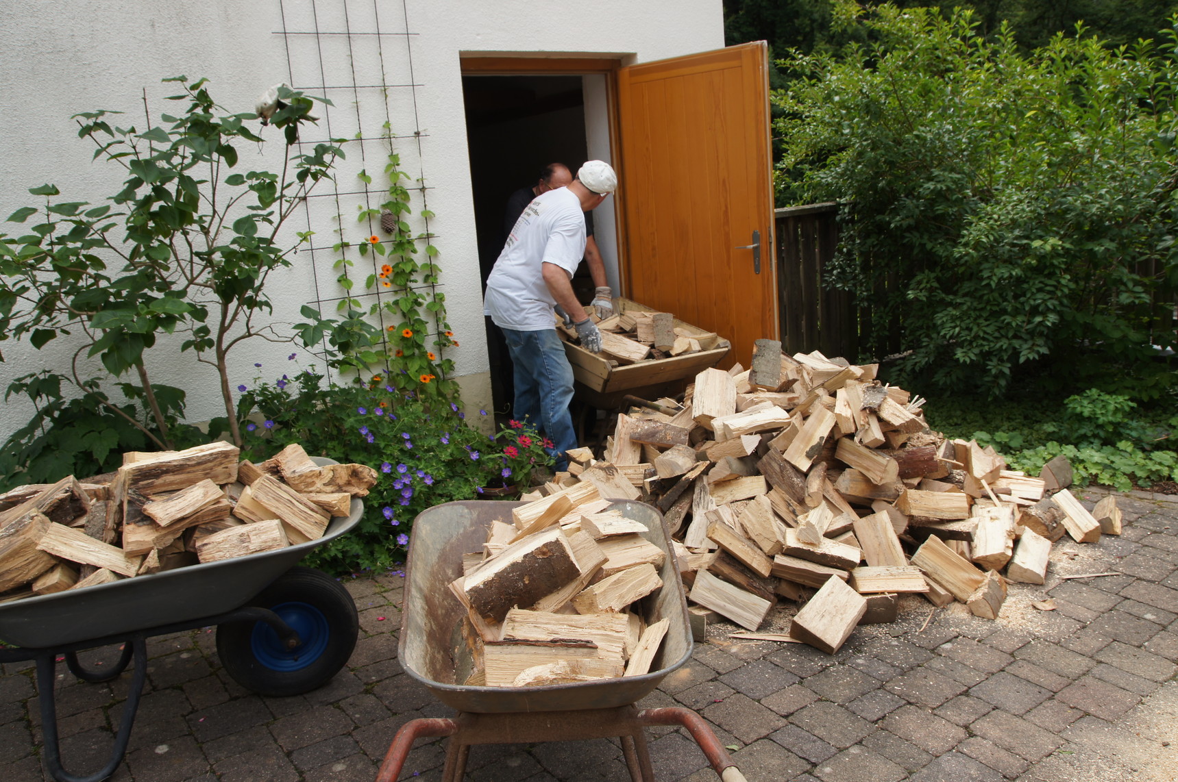 Holz zum Hochstapeln