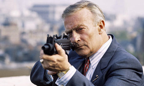 Edward Woodward as Robert McCall, the Equalizer