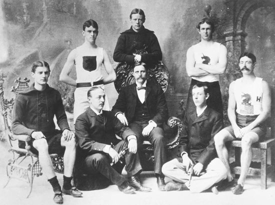 Boston Athletic Association, dirigentes y atletas en 1897
