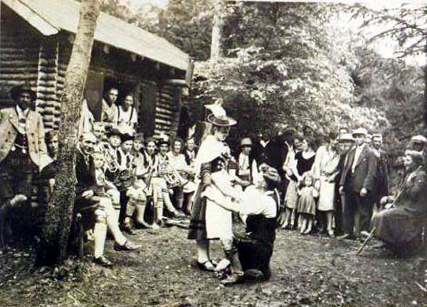  Sommer 1931, Jagdhütte in Kohlers Gehau 