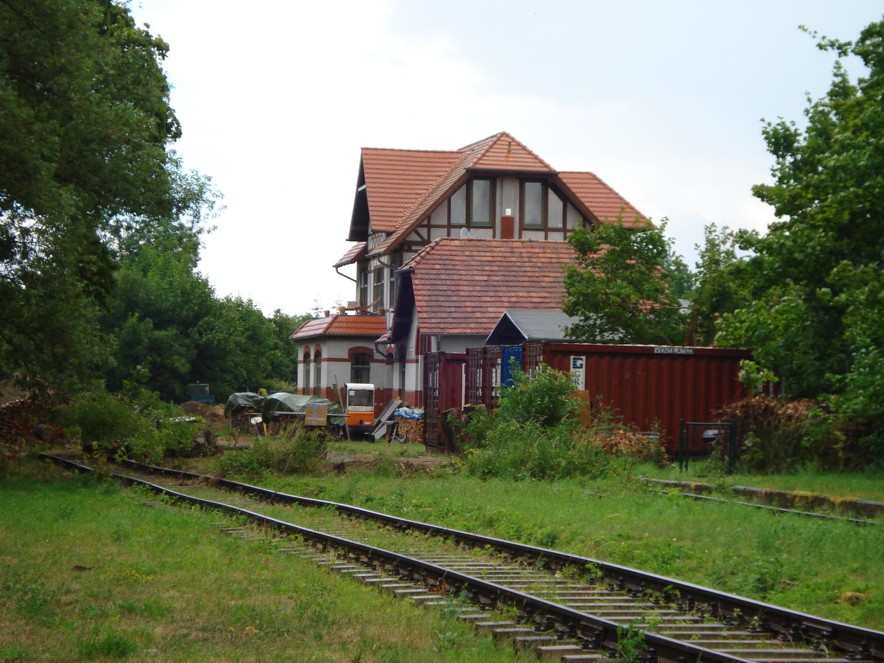 Bahnhof Kariner Brücke (Usedomer Seite)
