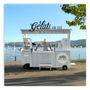 StadtSichten Zürich: Gelati am See in Zürich Riesbach