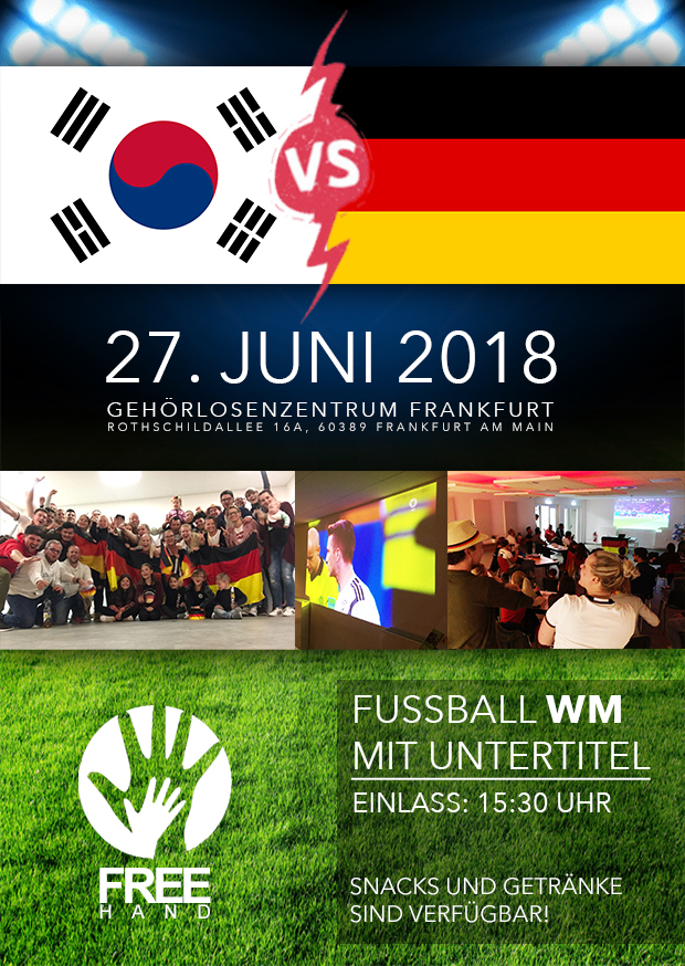 Fußball-WM im Gehörlosenzentrum Frankfurt