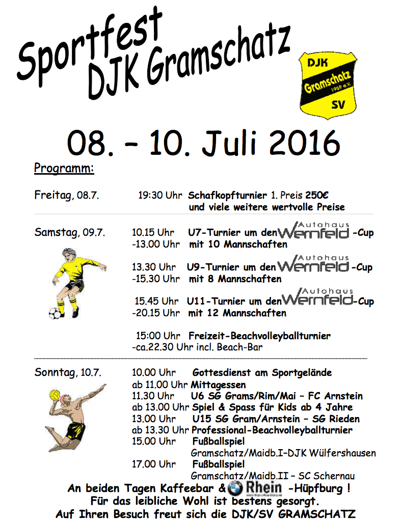 09.07.2016 Turnier bei der DJK Gramschatz