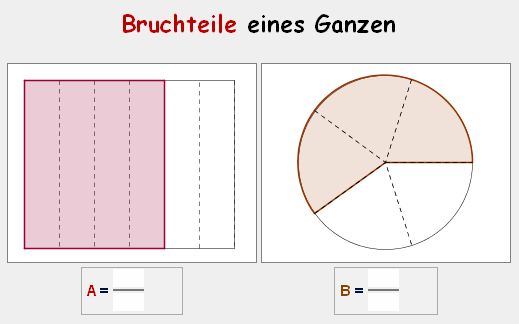 Plan 5.6 Brüche im Alltag / Bruchteile erkennen - h2rigis jimdo page!