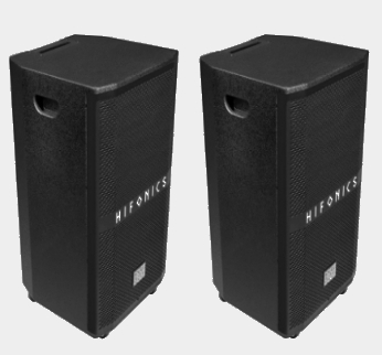 Hifonics EB115A im Stereo Set bei A&A Partyservice