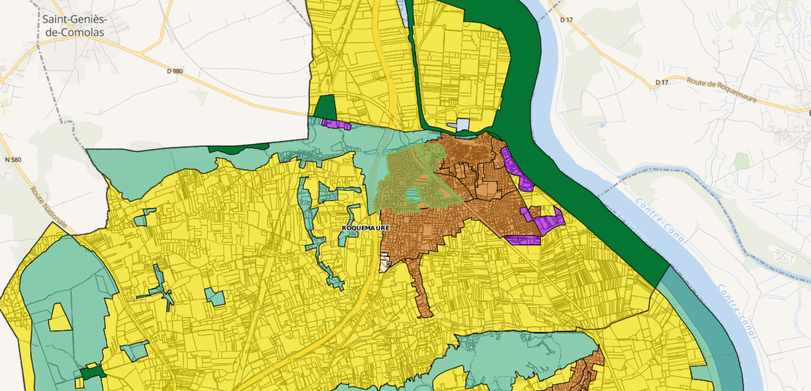 Plan local d'Urbanisme de Roquemaure Site de la Ville de Roquemaure