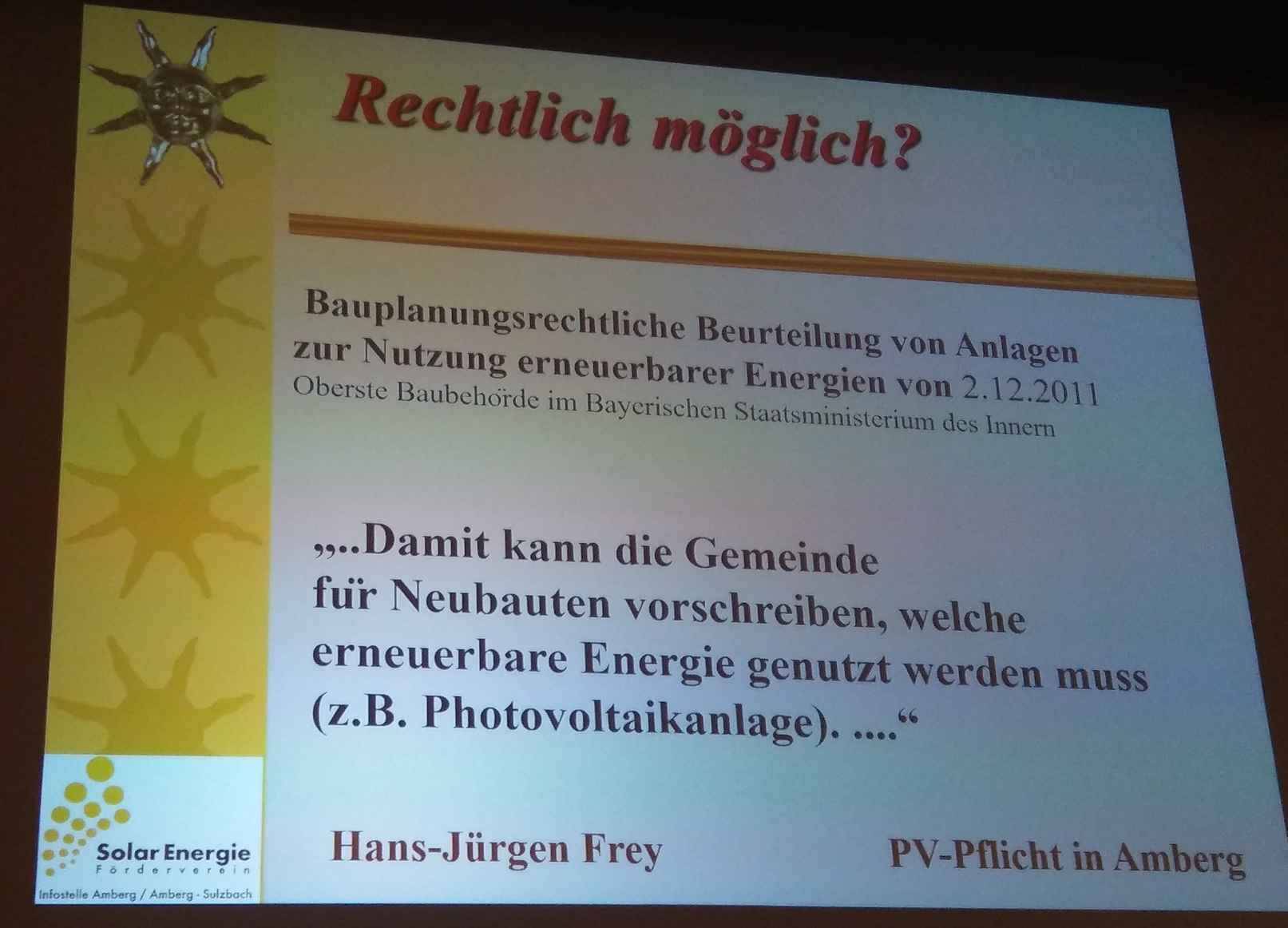 .. wenn man sie will ... und die Voraussetzungen dazu schafft.