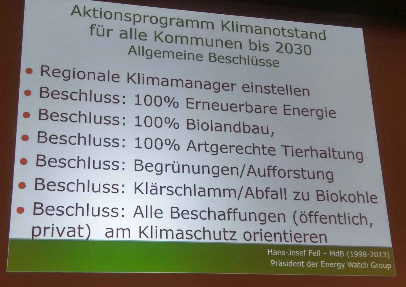 Aufruf an die Kommunen ... schneller und deutlicher zu handeln!