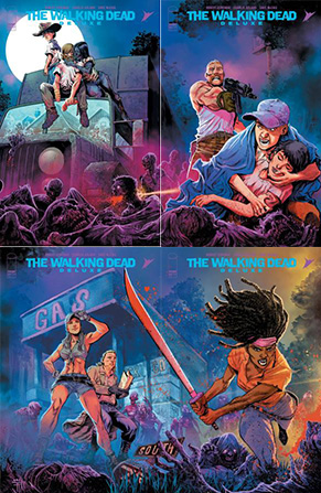 Reveladas portadas que conectarán The Walking Dead Deluxe #55-60
