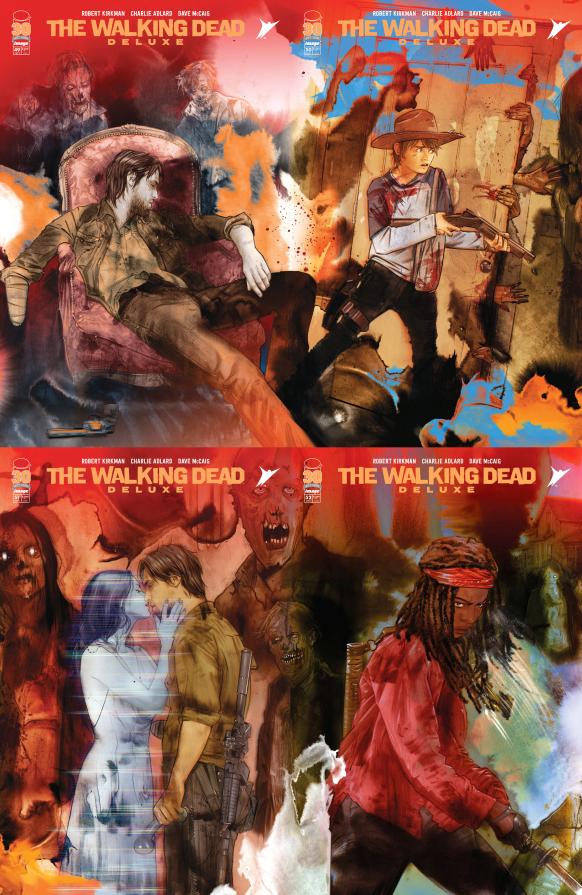 Reveladas portadas que conectarán The Walking Dead Deluxe #49-54