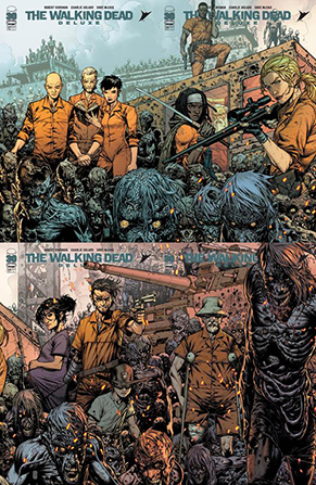 Reveladas portadas que conectarán The Walking Dead Deluxe #37-42