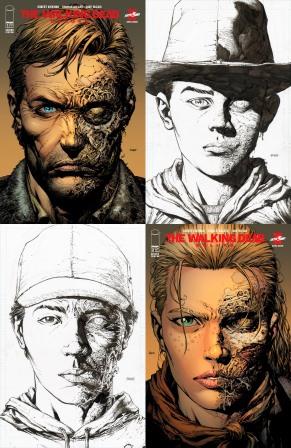 The Walking Dead Deluxe #1-6 Segunda Impresión +12 Portadas