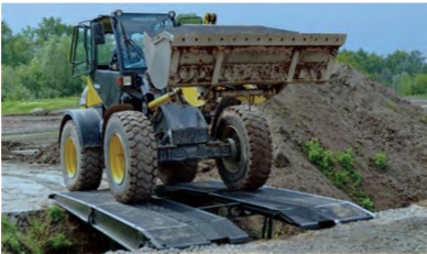 Mobilbagger Freileitungsbau