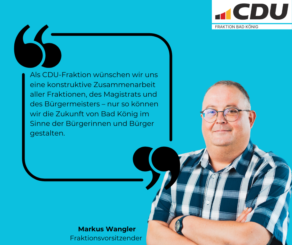Für ein gemeinsames Bad König: Zusammenarbeit im Sinne unserer Bürgerinnen und Bürger