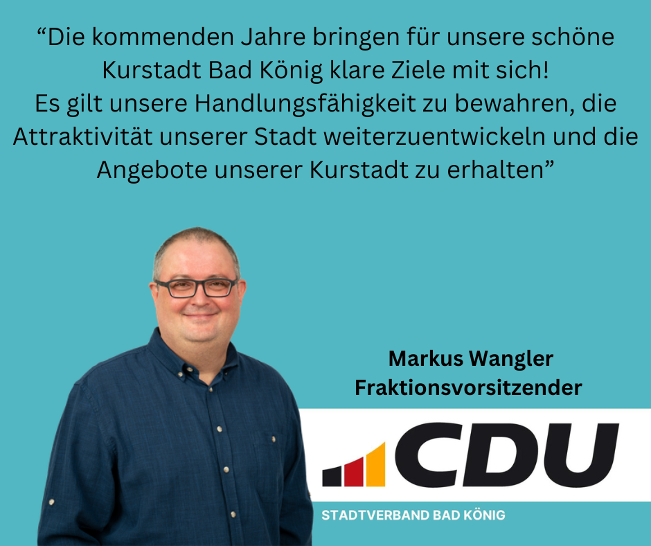 Haushaltsrede der CDU-Fraktion Bad König 2024