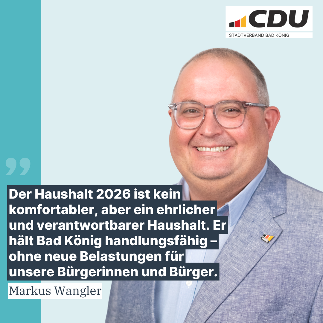 Haushalt und Haushaltssatzung 2026 beschlossen