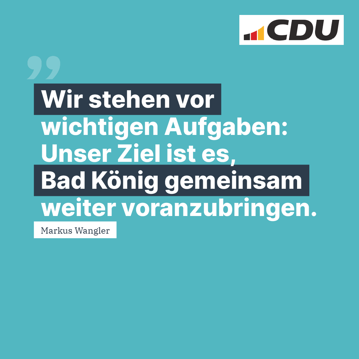 CDU Bad König stellt Weichen für die Kommunalwahl 2026 – Neuer Vorstand gewählt und Kandidatenliste beschlossen