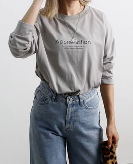 ロゴプリントロンT  フォーユー価格　2,680円(税込)