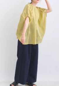 透けドット柄 綿100％ブラウス  【SALE】2,480円(税込)   フリーサイズ対応です