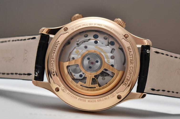 Limited Edition Replica Jaeger-LeCoultre Master Control Memovox Timer Pink Gold 40mm 2