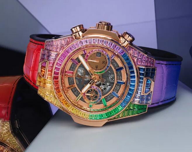 New Replica Hublot Big Bang Unico Rainbow King Gold Watches Review 2