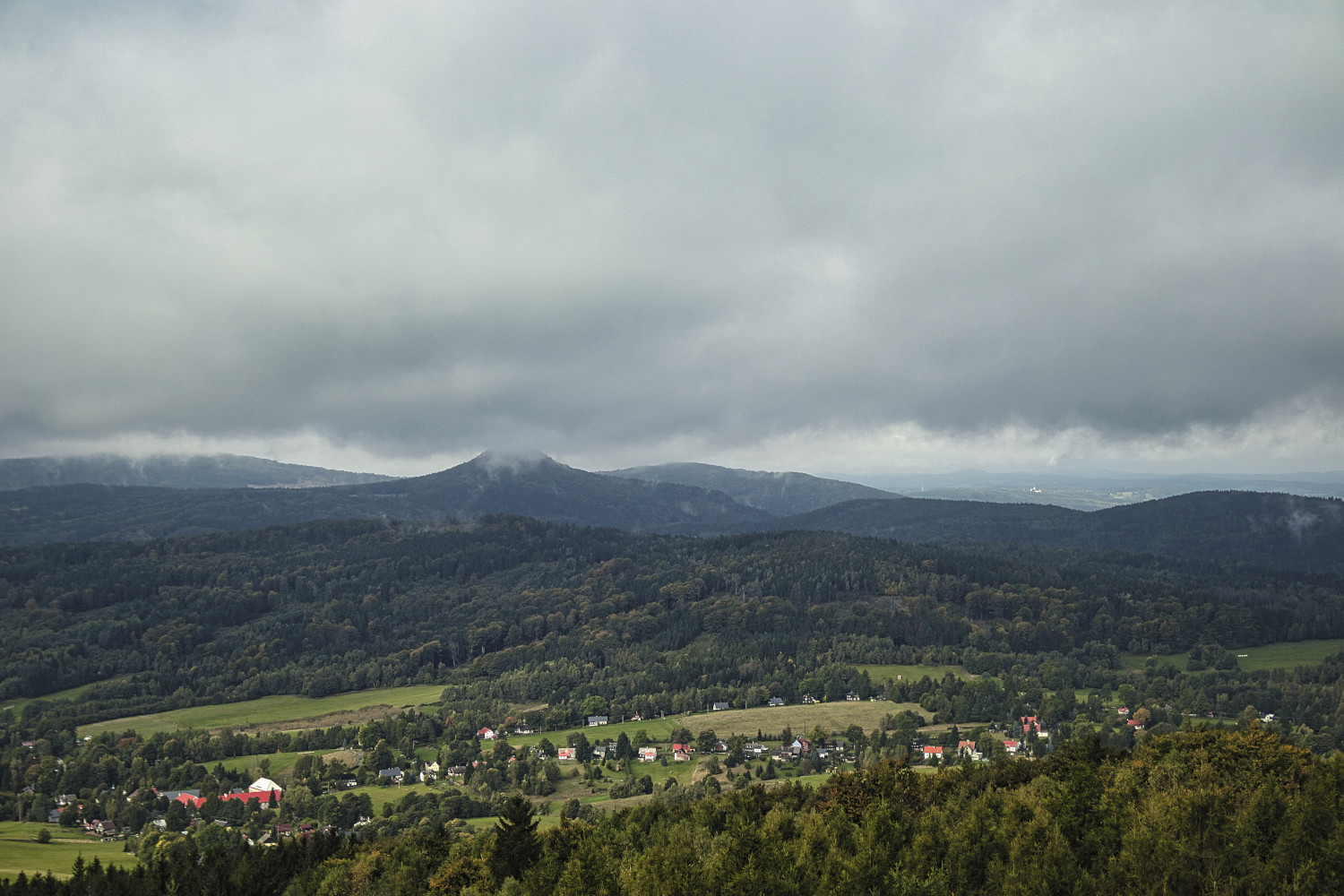 Blick vom Hochwald.