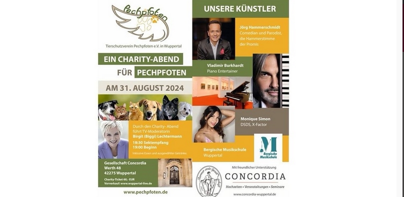 Komm zur Charity am 31.08.