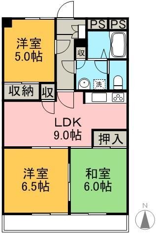 賃貸・仲介手数料・リノベーション・大家直接・3LDK・RC造・鉄筋コンクリート・マンション・岐阜市山吹町2-24-1・無料