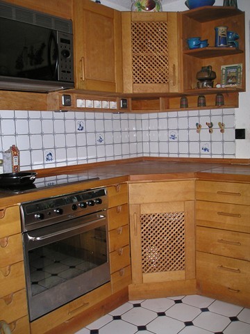 Landhausküche Erle vollmassiv geölt