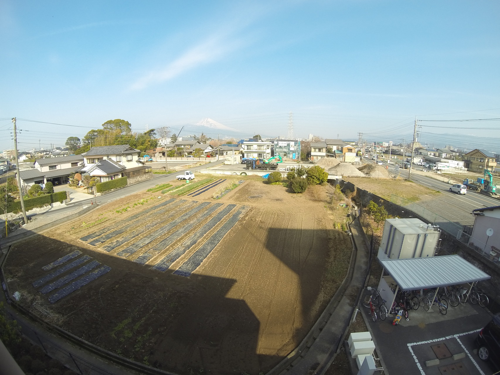 北棟から富士山方面