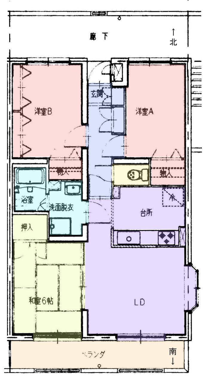 部屋　レイアウト図