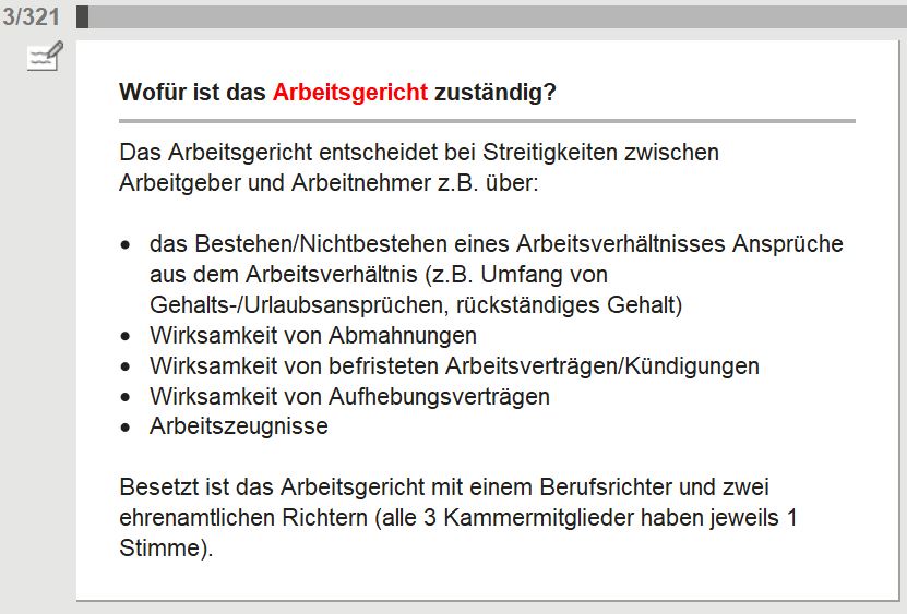 Ihre Karten in der Browser/Web-Version (Frage mit Antwort) 