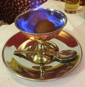 Gulab Jamun on fire