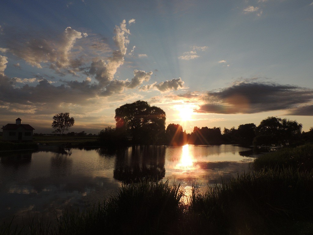 2014.06.22　夕方の三重湖公園