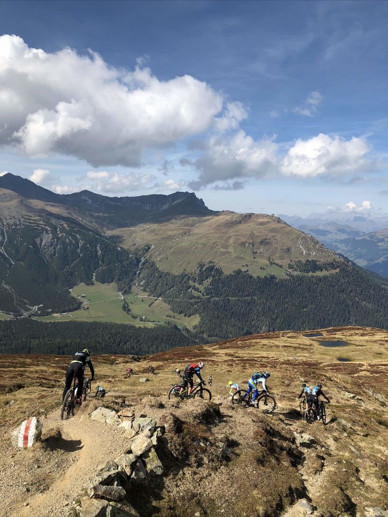 Am Trainingswochenende in Davos konnten wir herrliche Trails befahren und hatten eine gute Zeit miteinander.