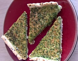 Tarte au persil du jardin....