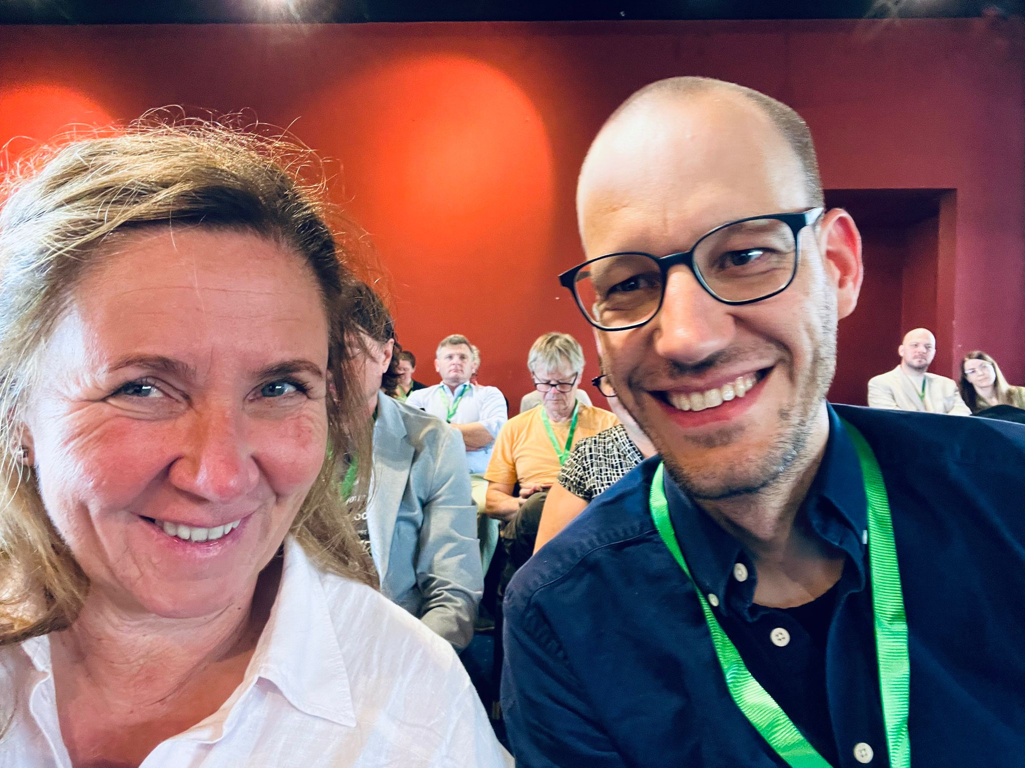 SAJ-Präsidentin Kirsten Müller und SAJ-Mitglied Hansjürg Jäger in Nairobi.