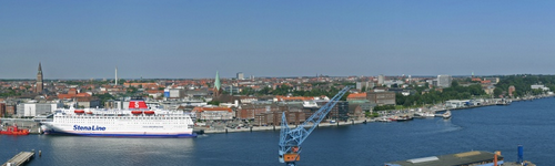 Panorama Kieler Hafen