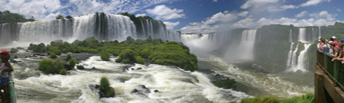 Panorama Wasserfälle Iguac (Brasil)