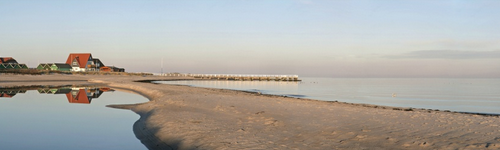 Panorama Strand vor Howacht