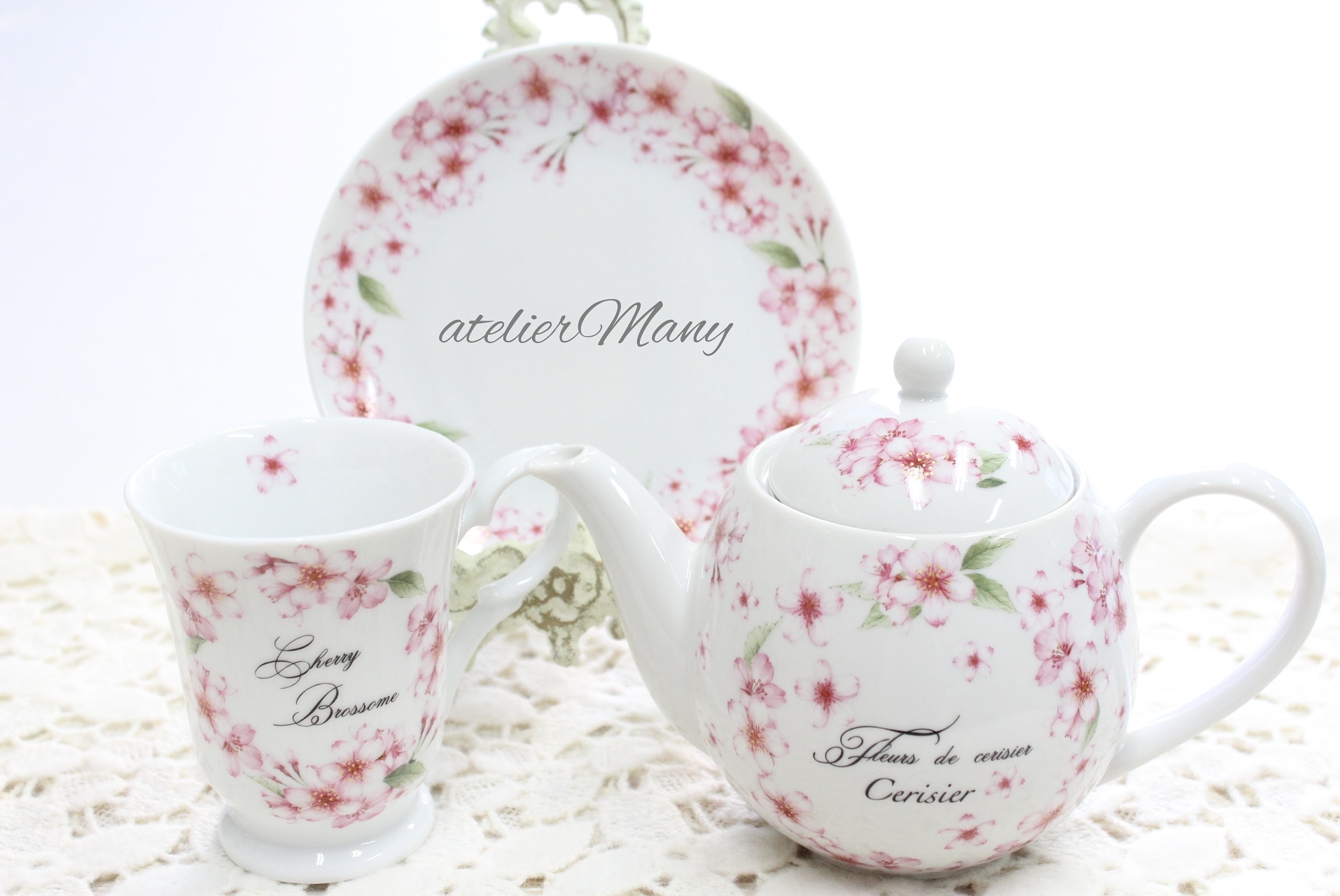 転写紙コース作品の一部 - atelierMany~flower&handeicraft~