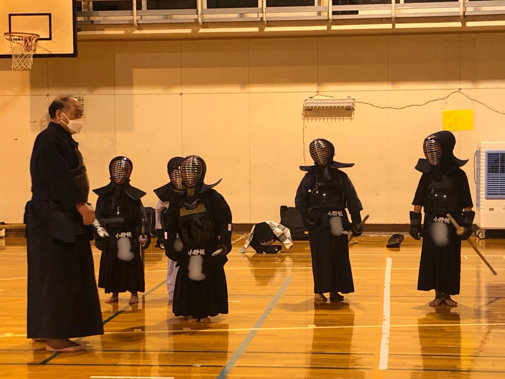 「ちびっこ剣道錬成大会」団体戦1年から3年の部に出場する選抜メンバーです。
